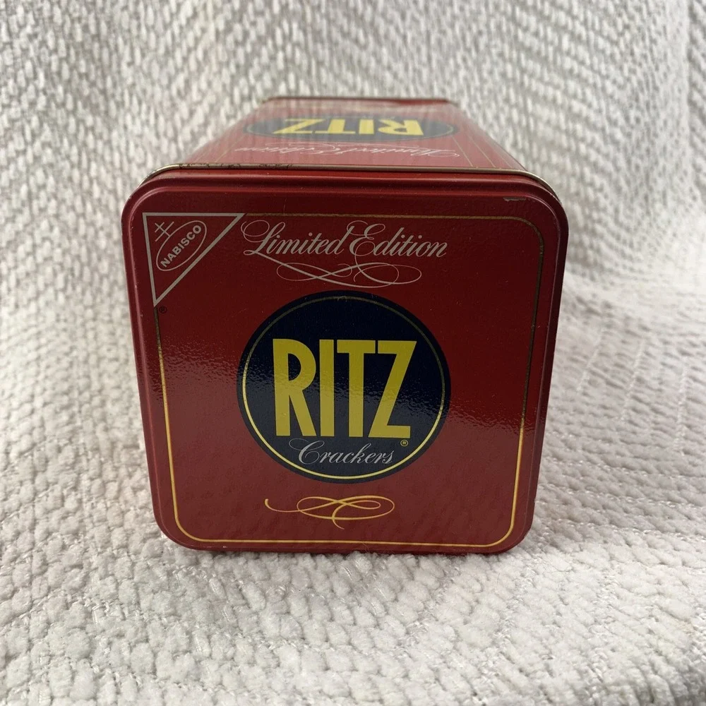 Vintage‎ Ritz Crackers Nabisco Tin Can Limited Edition 1986